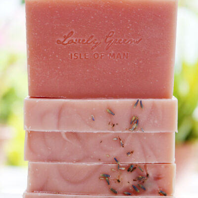 Rose-Geranium and Lavender Soap by Lovely Greens Handmade