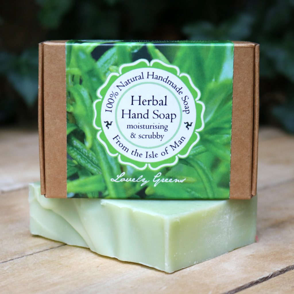 Lovely Greens Natural Soap handmade on the Isle of Man