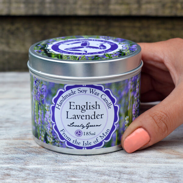 English Lavender Soy Wax Candle by Lovely Greens