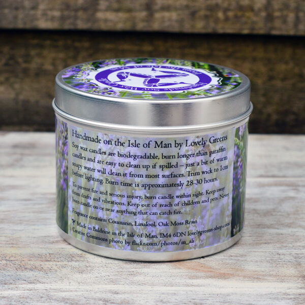 English Lavender Soy Wax Candle by Lovely Greens