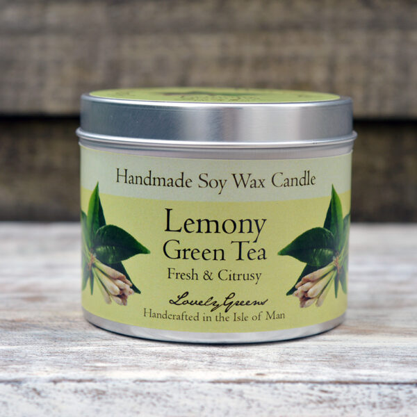 Lemony Green Tea Candle by Lovely Greens