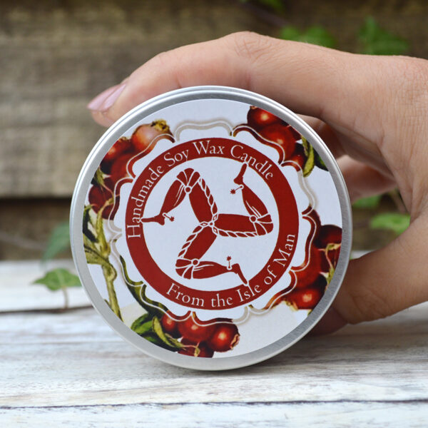Cranberry Marmalade Candle handmade on the Isle of Man