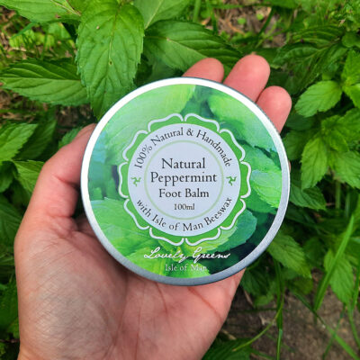 Natural Peppermint Foot Balm from Lovely Greens